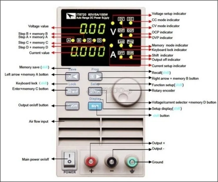 1 ชิ้น ใหม่ Itech IT6720 แหล่ง - Programmable Dc Power Supply 60V 5A บทวิจารณ์และราคา