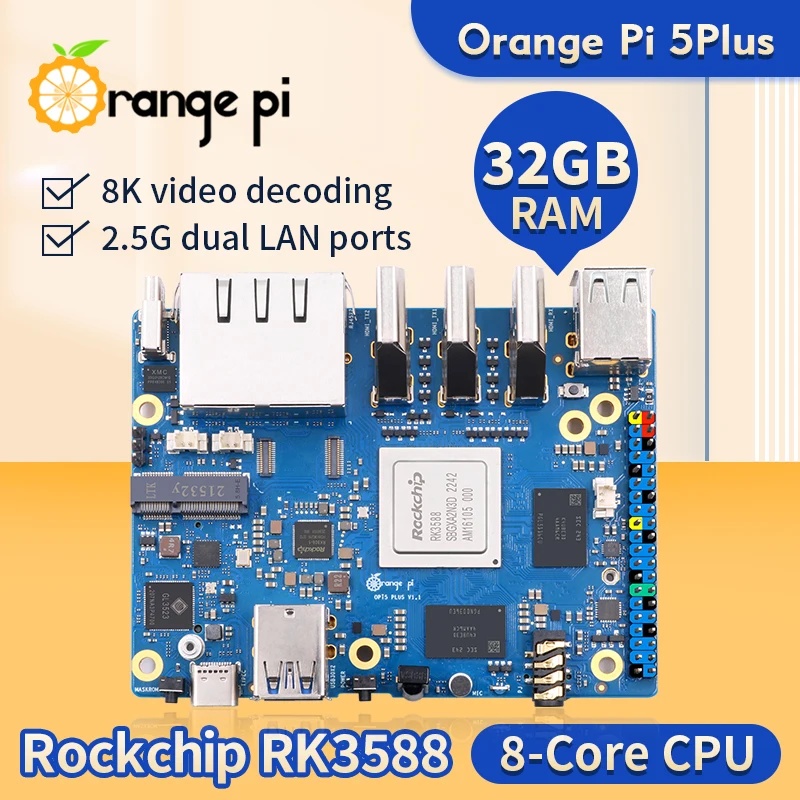 ออเรนจ์ พาย 5 พลัส แรม 4 8 16  - Orange Pi 5 Plus 16Gb บทวิจารณ์และราคา