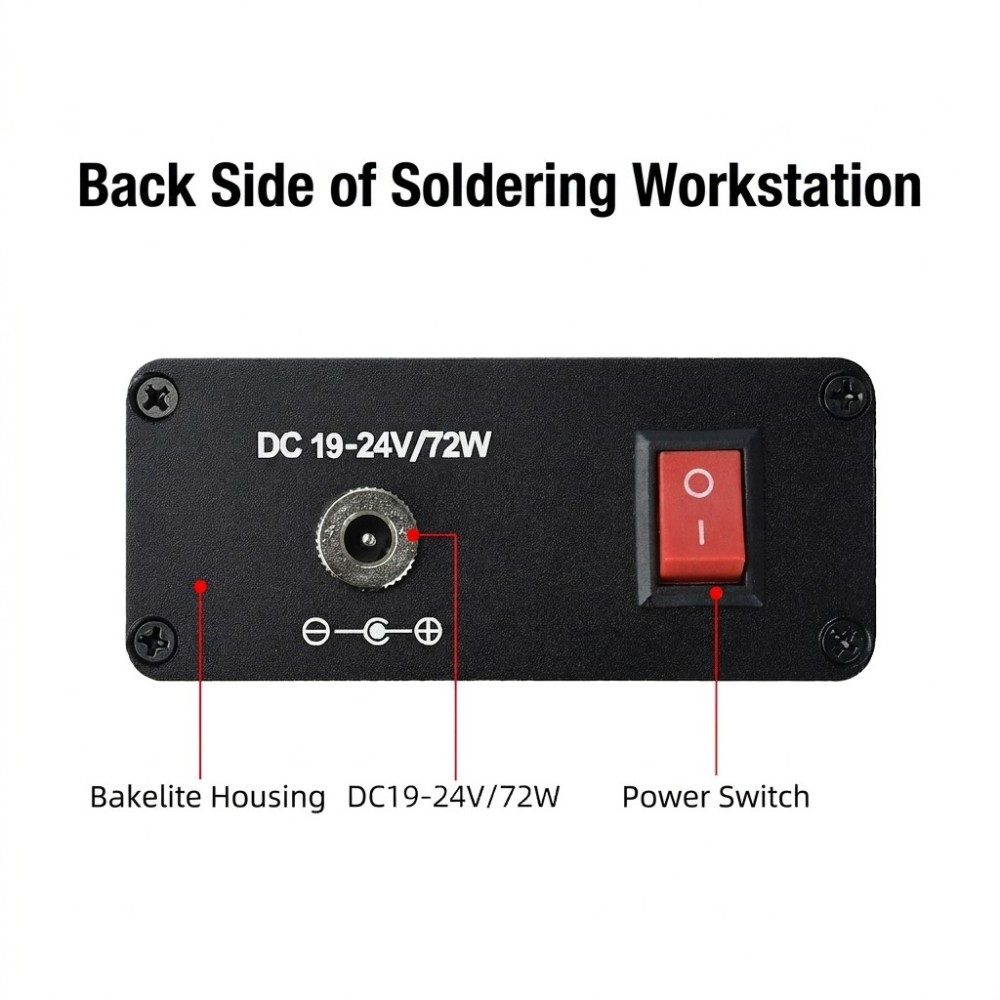 สถานีบัดกรี T12 AC100‑240V จอแ - Soldering Station T12 Oled บทวิจารณ์และราคา