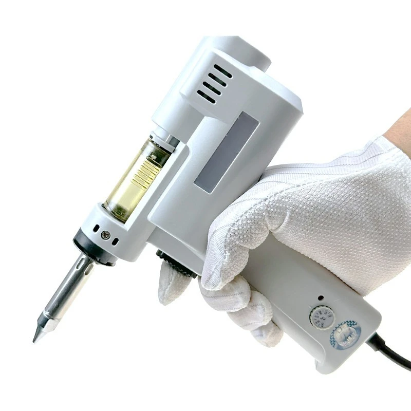 ปืนดูดตะกั่วไฟฟ้า S-993A หัวฉี - Desoldering Gun Vacuum Electric บทวิจารณ์และราคา